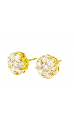 DIAMOND CLUSTER EARRINGS product image