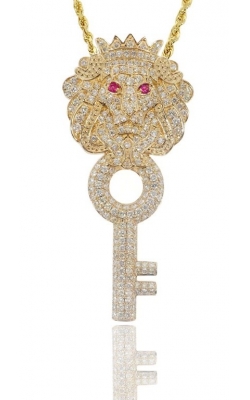 KEY LION PENDANT (FULLY ICED) product image