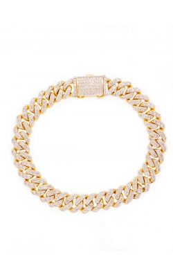 DIAMOND CUBAN LINK BRACELET (10.00MM) product image