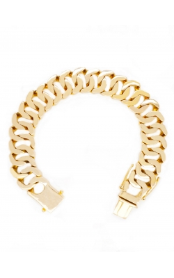 CUSTOM LINK GOLD BRACELET (15.5MM) product image