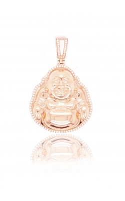 DIAMOND LAUGHING BUDDHA PENDANT product image