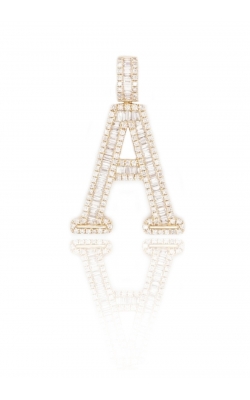 DIAMOND BAGUETTES INITIAL A product image