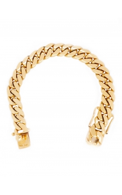 12MM GOLD CUBAN LINK BRACELET product image