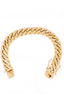 14.25MM GOLD CUBAN LINK BRACELET product image